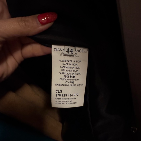 Versace Collection leather jacket - Picture 5 of 10